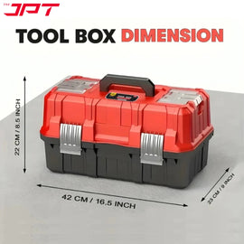 Buy the JPT 17" heavy-duty 3-tiers folding tool box for effectively organizing all your tools and other essentials in one place. Buy online at best price.