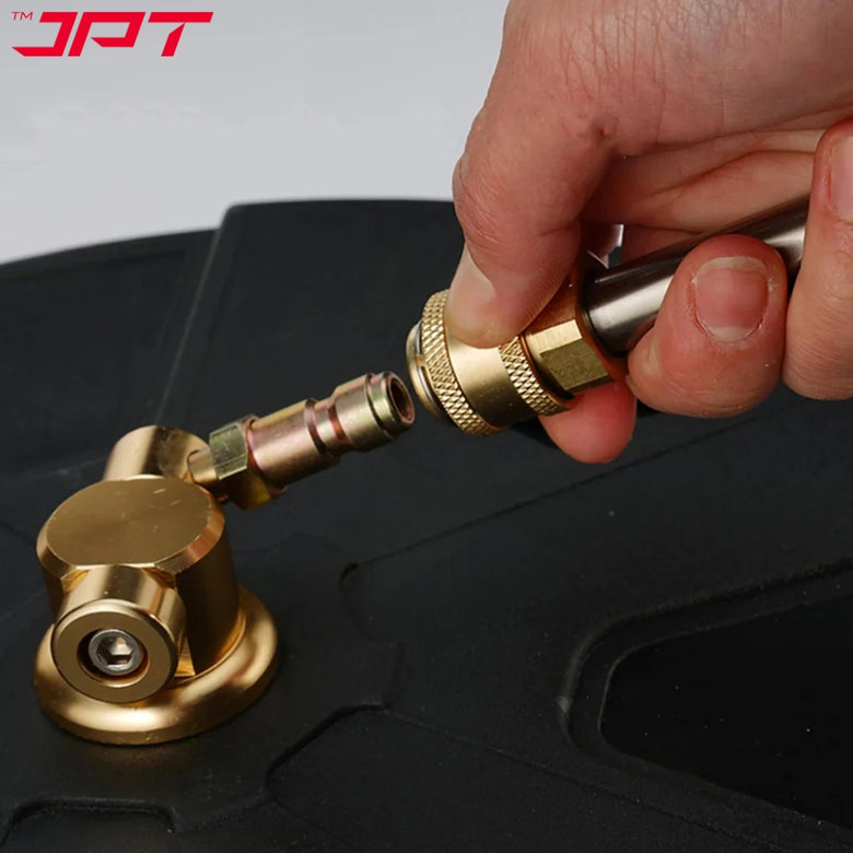 JPT 15-Inch Pressure Washer Surface Cleaner with 2 Extension Wands 1/4