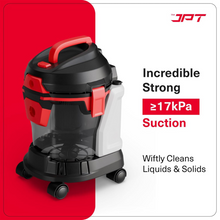 Buy now the JPT Pro Series wet & dry carpet vacuum cleaner featuring 1400w motor, advanced spray extraction function and 4.5L clean water tank. Buy Now