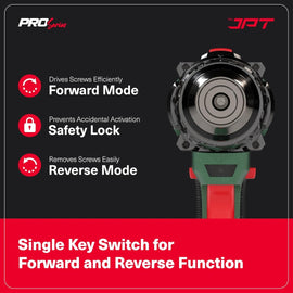 Buy now the JPT Pro Series 21v cordless impact drill machine at the most discounted price online in India. Shop best collection of drill machine for home at JPT