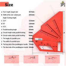 Buy now the JPT multi-angle measuring carpenter square, featuring solid build quality, outstanding precision, innovative features, and versatility like no other.