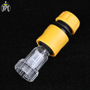 JPT Heavy Duty Universal Inlet Quick Connector & Transparent Inlet Filter Accessory | Compatible with All Pressure Washer Brands | Ideal for High Pressure Washers & Gardening