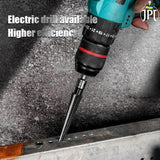 JPT T Handle Reamer, Tapered Straight Flute Handle Hole Pipe Reaming Tool