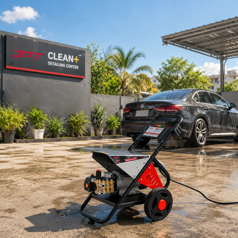 JPT Pro Series 4HPC Commerical High Pressure Washer | 3000W Powerful Motor | Max. 220 Bar Power | Max. 3200 PSI Pressure | 18 L/Min Water Flow | Best For Car Service Centers & Industrial Cleaning