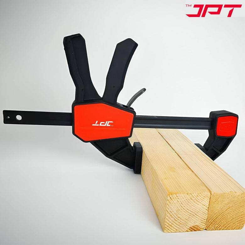 JPT Pro Series 30-Inch Quick Grip Bar Clamp for Woodworking, One-Handed Wood Clamp with Quick-Release Trigger, Heavy-Duty Spreader Clamps Set, 70KG (155 lbs) Holding Capacity