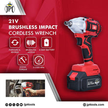 Buy now the top rated JPT combo 21v cordless impact wrench. This combo includes impact wrench, two batteries, fast charger and 10-piece socket. Buy Now