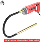 Buy now the JPT heavy-duty 1050W pure copper motor concrete vibrator machine with 3-metre concrete vibrator needle at the best price online in India.