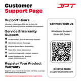 JPT Pro Series Ultra Heavy-Duty Silicone Gun | Industrial Grade ABS Frame | With Built-in Nozzle Cutter and Puncture Tool | For Construction & Industrial Works