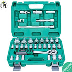 Buy now the professional chrome vanadium steel JPT renewed 32-in-1 heavy-duty socket ratchet wrench set at the best price. Get best offer, deal, and discount.