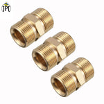 Buy the JPT m22 15mm metric male thread fitting pack of 3, featuring premium solid brass, handle up to 5000 PSI pressure, ensures a secure, leak free connection