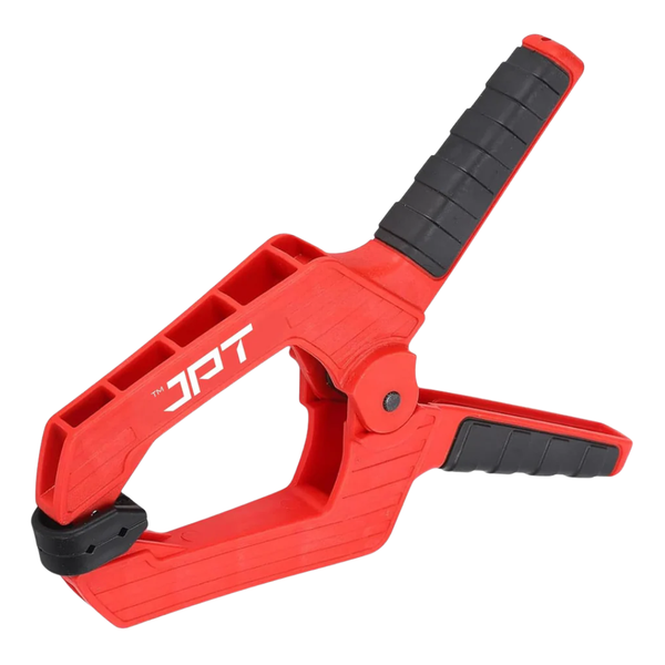 JPT 4 Inch Ultra Heavy-Duty Spring Clamp 106mm Wide Jaw | Reinforced Body with Hardened Steel Spring | 45° Rotating Pads | Strong Grip Woodworking & Carpentry Clamp for Workshop & DIY Use