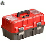 Buy the JPT heavy-duty large 3-tier folding organizer tool box now for effectively organizing all your tools and other essentials. Purchase online at JPT Tools.