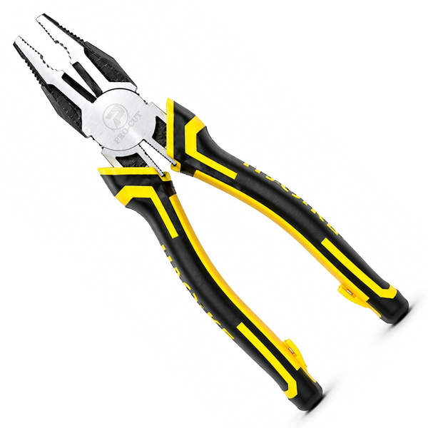 JPT 8-Inch Heavy Duty High-Leverage Cutting Plier for Twisting, Clamping Screws, and Cutting Soft Metals like Copper and Aluminum