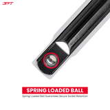 Buy JPT 3Pcs Socket Handle Set with 1/2" drive T-handle, L-handle, and extension bar for versatile use in DIY, automotive, and household repairs at best price.