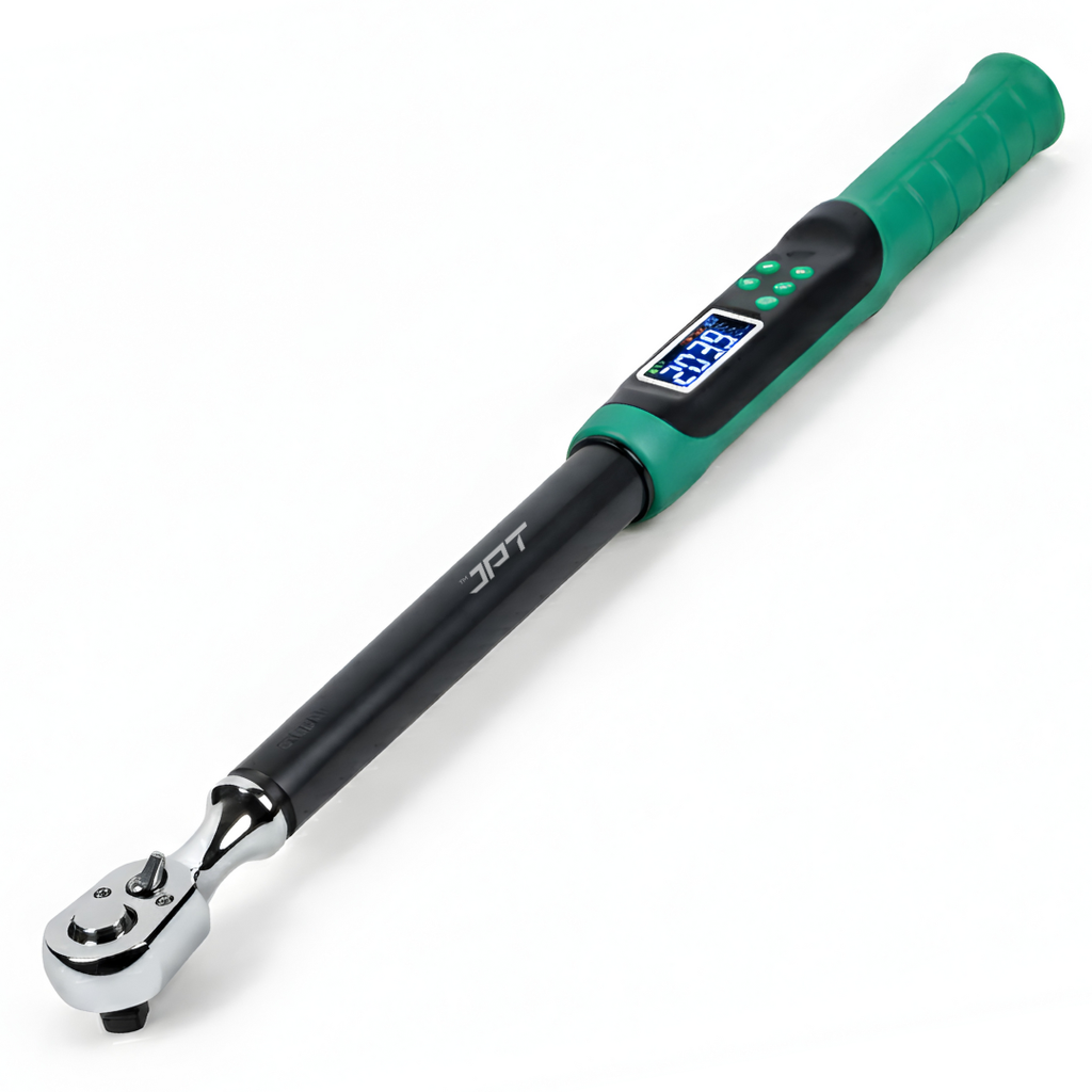 JPT Digital Torque Wrench 1/2" Drive | 10–200 N·M Torque Range | High-Accuracy Electronic Torque Wrench with LED & Buzzer Alert | Peak & Track Mode | Multi-Unit Display