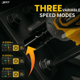 JPT 21V 550Nm Cordless Impact Wrench with brushless motor, 3 speed modes, 2300RPM, 4000mAh Li-ion battery & LED light—ideal for car, bike & DIY work. Buy Now