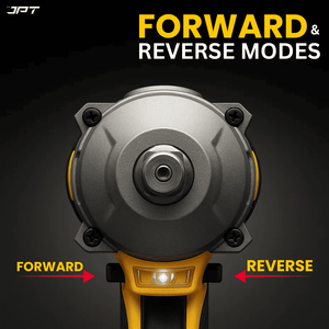 JPT 21v Cordless Impact Wrench | Brushless Motor | 550N.M Torque | 2300RPM Speed | 4000mah Li-Ion Battery | Bright LED | Forward/Reverse Mode | for Automotive, Industrial, Construction, ETC