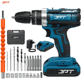 Buy JPT heavy-duty 21v cordless impact drill machine with 24Pcs drill accessories for versatile use. Buy best collection of drill machine in India. Buy Now