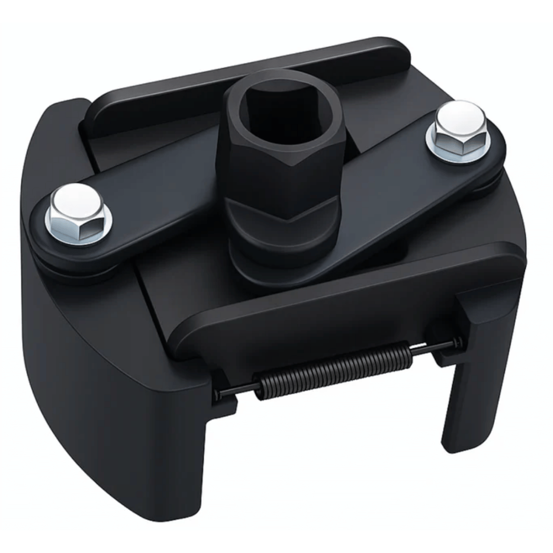 JPT Heavy-Duty Universal Adjustable Oil Filter Remover | 90-125mm Removal and Installation | Two Non Slip Serrated Jaws | 1/2