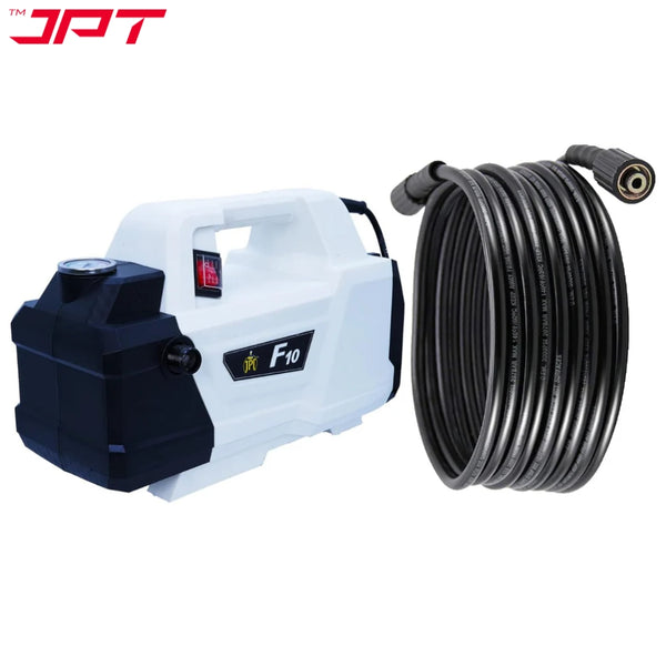 Buy now the JPT combo of Ff10 heavy-duty high pressure washer with 15m heavy-duty pressure washer hose pipe all at the lowest price online in India Buy Now