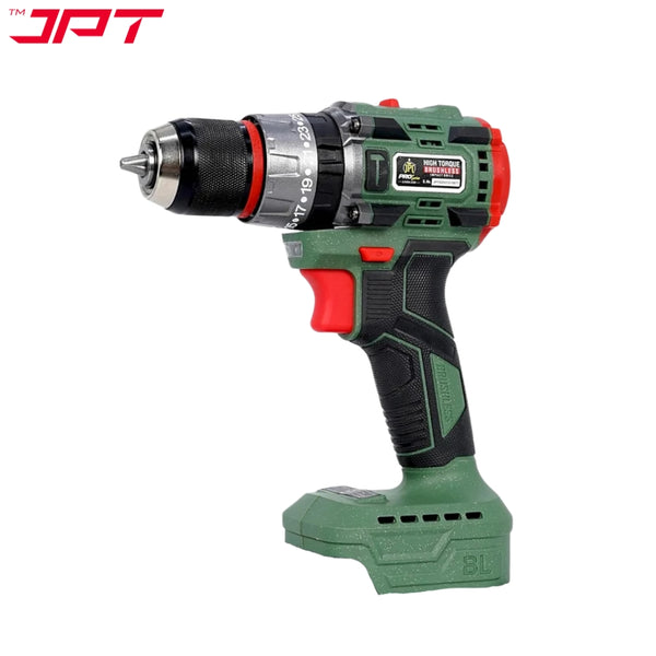 JPT Pro Series Brushless 21-volt Cordless Impact Drill Machine Without Battery & Charger | 65N.M Torque | 1700RPM Speed | 25+3 Gears | 2 Speed Modes | 3/8" Metal Chuck | 12-Months Warranty