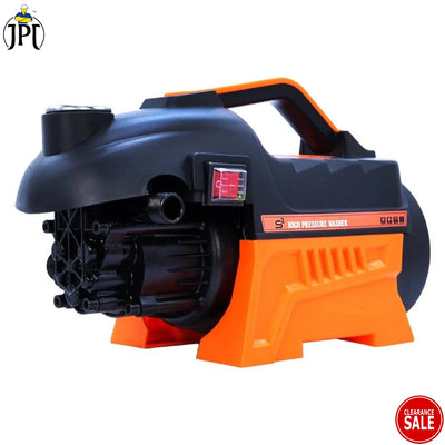 JPT Heavy Duty S2 Domestic Car Wash Machine | 1800 Watts | Max 120 Bar | 7 L/Min Water Flow | 100% Copper Winding Motor | Portable Design | All Premium Accessories | Clearance Sale 2024