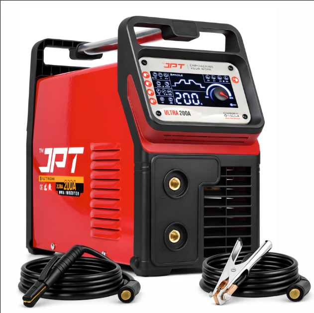 JPT True Output 200A Ultra Heavy Duty MMA Inverter Welding Machine | Lift TIG, Full Digital Display, VRD Safety, Hot Start, Arc Force, Anti-Stick & Fine Tuning Control