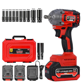Get outstanding power and precision with the JPT combo Pro Series brushless 21-volt impact wrench with 10pcs socket set. Buy now and get 12-months warranty.