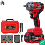 JPT Pro Series Brushless Heavy Duty 21-volt Cordless Impact Wrench | 350N.m Torque | 3450RPM Speed | 1/2-Inch Shank | 4000mAh Battery | Fast Charger | ( RENEWED )