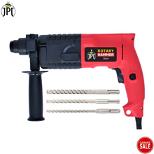 JPT 20MM SDS-Plus Rotary Hammer Drill with Safety Clutch, 2 Functions Corded Variable Speed ​​Rotary Hammer for Concrete - 3 டிரில் பிட்கள், கேரிங் கேஸ் (700W) உட்பட 