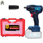 JPT New Monster Beastly 21-Volt Cordless Impact Wrench | Brushless Motor | 450 Nm Torque | 2800 RPM Speed | 1/2-Inch Square Driver | LED Light | 𝐁𝐚𝐭𝐭𝐞𝐫𝐲 & 𝐂𝐡𝐚𝐫𝐠𝐞𝐫 𝐍𝐨𝐭 𝐈𝐧𝐜𝐥𝐮𝐝𝐞𝐝