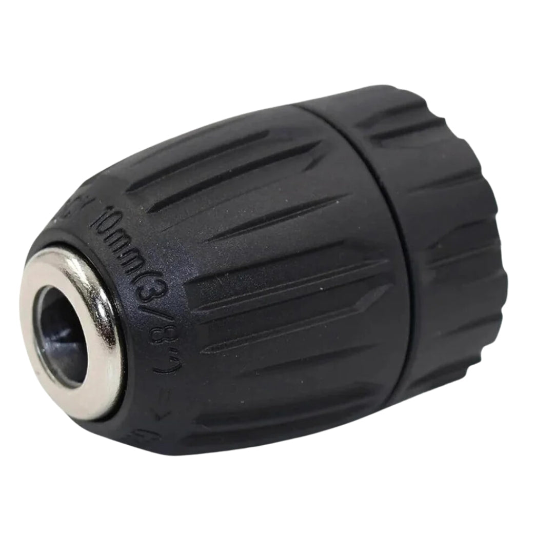 JPT Heavy Duty 10MM Clamping Capacity Keyless Drill Chuck | 3/8-24UNF Mount for Forward and Reverse Cordless & Electric Drill Machine
