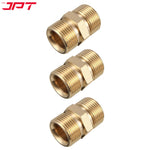 Buy the JPT heavy-duty M22 15mm metric male thread fitting pack of 3, made from premium solid brass and capable of handling up to 5000 PSI pressure. Buy now