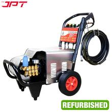Buy JPT refurbished 3.5HPC commercial car washing machine, featuring 250 bar, 15 l/min water flow, 2600w motor, and much more all at the best price. Buy Now