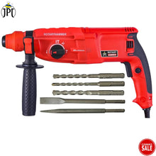 JPT SDS-Plus 26MM Core Rotary Hammer Drill Machine With Chiseling Function | 800-Watt Motor | 1100 RPM Speed | 4 Functions Mode | Clearance Sale 2024