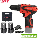 Buy the JPT-12V-Kit drill machine refurbished at the lowest price in India online. Buy huge discounted refurbished power and hand tools at JPT Tools.