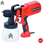 JPT 400W HVLP Corded Spray Paint Machine | 3 Spray Patterns | 800ml Detachable Container | 360° Directional Nozzle | Adjustable Flow Control | Great Coverage And No Drips | Clearance Sale 2024