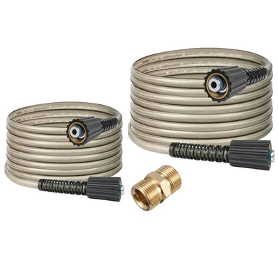 JPT Combo 2 X 8 Meter Heavy Duty Pressure Washer Hose, StarQ Vantro Aimex உடன் M22 அடாப்டர் 