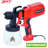 Buy JPT refurbished professional 400W corded Spray Paint Machine, featuring HVLP technology, 650ml/min flow rate, dust blowing function, and more. Buy Now