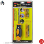 Sedy Heavy Duty 18-Piece Screwdriver Set | 3MM To 7MM Minus Bits | PH1 To PH3 Plus Bits | T10 To T40 Star Bits | Clearance Sale 2024