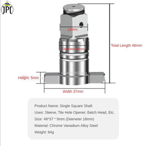 JPT Impact Wrench Hex Shaft Electric Wrench Conversion Head for Impact Driver Wrenches