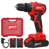 Buy JPT heavy-duty 21v brushless impact drill machine, featuring 85nm torque, 1750rpm speed, brushless motor, 2.0Ah li-ion battery and much more at best price.