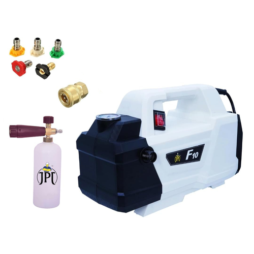 JPT Super Combo Domestic F10 Pressure Washer With 5 Multi Degree Nozzles, 2 Outlet Quick Connector & Coupler, Snow Foam Cannon, And All Other Accessories Included