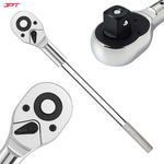 Buy JPT heavy-duty 1" socket ratchet wrench with 24-tooth gear, reversible drive, and spring-loaded quick release. Ideal for car repair, bikes, EVs, and more.