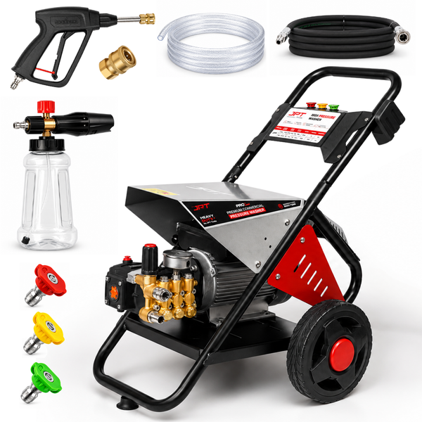 JPT Pro Series 4HPC Commerical High Pressure Washer | 3000W Powerful Motor | Max. 220 Bar Power | Max. 3200 PSI Pressure | 18 L/Min Water Flow | Best For Car Service Centers & Industrial Cleaning