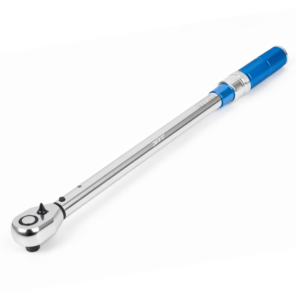 JPT 3/4 Inch Heavy Duty Drive Adjustable Torque Wrench 100–500 Nm, ±3% Calibrated Accuracy, Ball Lock Retention, Reverse Ratchet, Reinforced Gear System for Truck & Industrial Use