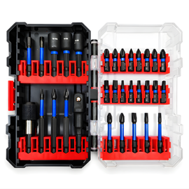 JPT 31-Piece Impact Driver Bit Set | S2 Taiwan Steel Impact Rated Bits with Phillips, Torx, Hex & Nut Driver | Includes Bit Holder & Socket Adapter | For Drill & Impact Driver | Ultra Heavy Duty