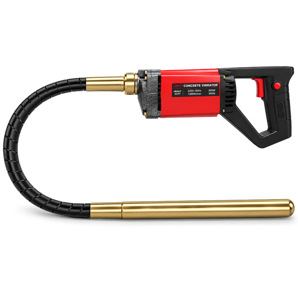 JPT Heavy Duty 1050-Watt Concrete Vibrator Machine | 10000 Vibrations Per Minute | 4000 RPM Speed | Pure Copper Winding Motor | 35mm Chuck | With 3-Metre Vibrator Needle Included