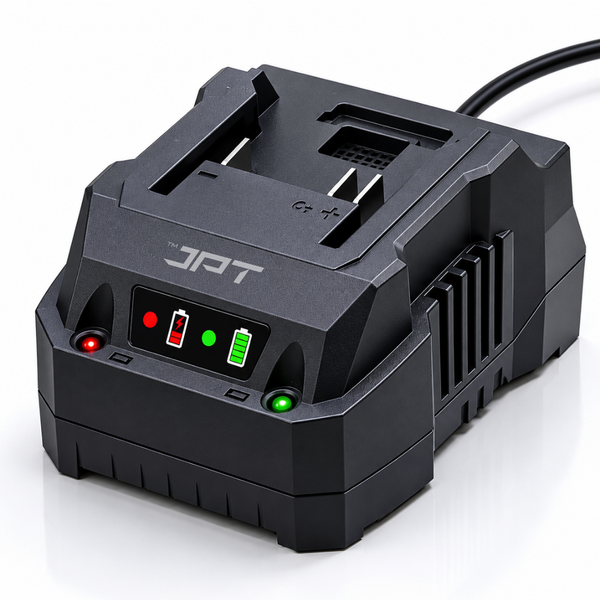 JPT Cordless Power Tool Charger 18/21V, True 4A Output, Ultra Heavy Duty