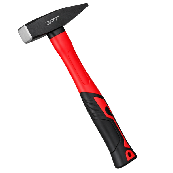 JPT 300G Forged Steel Machinist Hammer with Anti-Slip Rubber Grip Handle – Heavy Duty Professional Club Hammer for Workshop, Metal Fabrication & Chisel Work